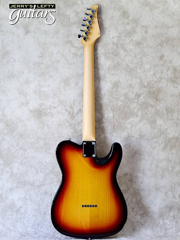 sale guitar for lefthanders new electric Suhr Alt T 3 Tone Burst No.161 Back View