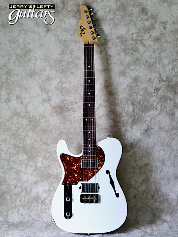 for sale left hand guitar Suhr Alt T Olympic White No.559 Front view