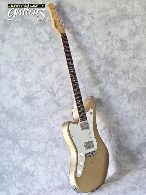 sale guitar for lefthanders new electric Suhr Classic JM HH Gold Metallic No.388 Side View