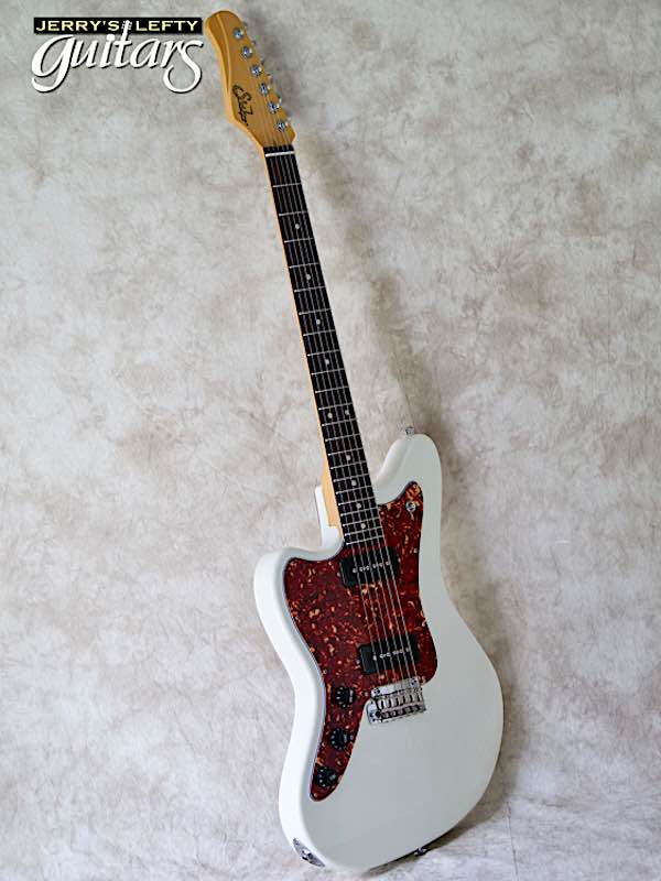 sale guitar for lefthanders new electric Suhr Classic JM Olympic White No.235 Side View