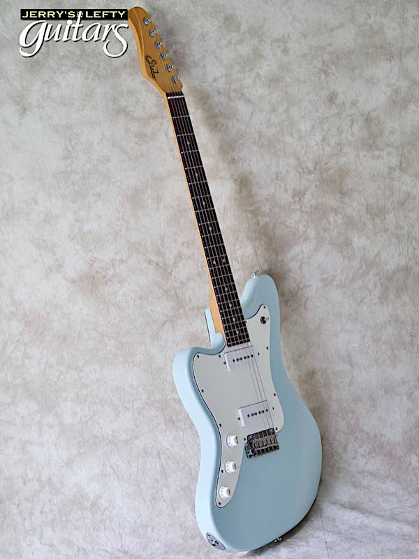 sale guitar for lefthanders new electric Suhr Classic JM Sonic Blue No.374 Side View