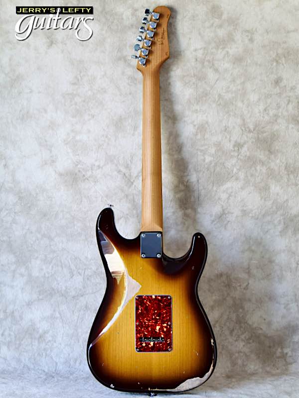 for sale left hand guitar Suhr Ian Thornley Signature Classic S Antique Roughneck No.163 Back view