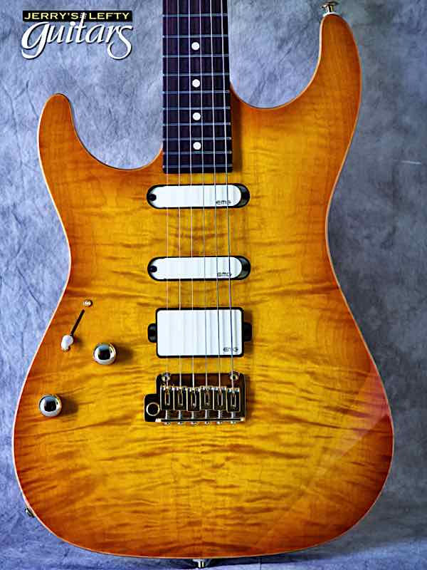 sale guitar for lefthanders new electric Suhr Standard Legacy Limited Edition Suhr Burst No.098 Close-up View