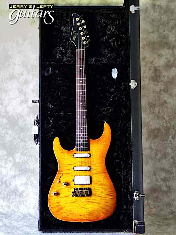 sale guitar for lefthanders new electric Suhr Standard Legacy Limited Edition Suhr Burst No.098 Case View