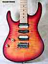 Sale left hand guitar new electric Suhr Custom Modern Satin Flame Inferno Burst No.002