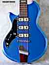 Sale left hand guitar used electric 2018 Supro Hampton Ocean Blue Metallic No.849