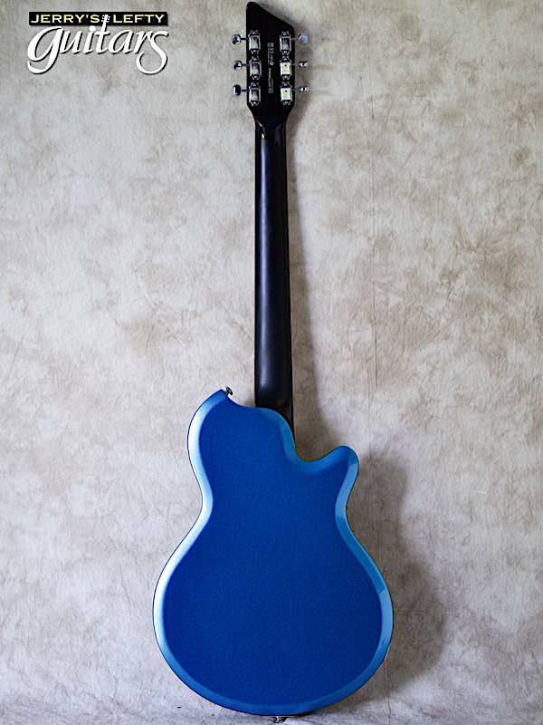 sale guitar for lefthanders used electric 2018 Supro Hampton Ocean Blue Metallic No.849 Back View