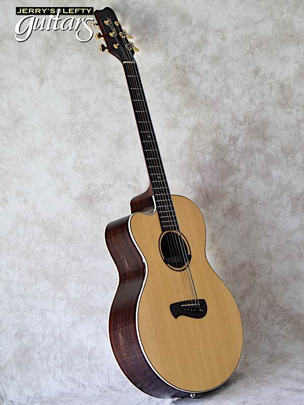 sale guitar for lefthanders used acoustic Tacoma ER19C No.740 Side View