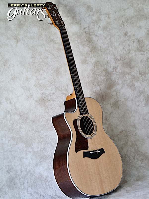 sale guitar for lefthanders used acoustic 2021 Taylor 414CE-R No.052 Side View