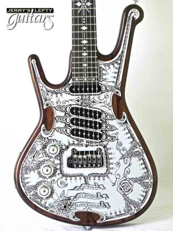 for sale left hand guitar new electric Teye Gypsy Queen 4 SC Rose Close-up view