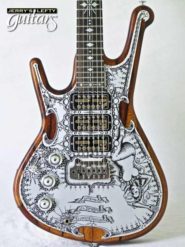 for sale left hand guitar new electric Teye Gypsy Queen Goldfoil Lady Close-up view