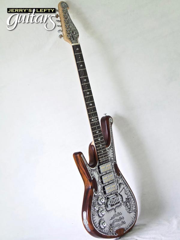 for sale left hand guitar new electric Teye Gypsy Queen Goldfoil Lady Side view