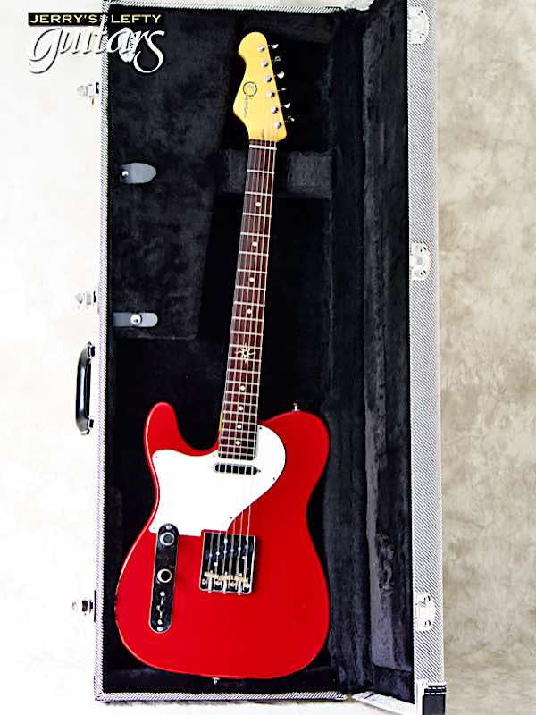 sale guitar for lefthanders used electric 2017 Ron Thorn SoCal Series GT Dakota Red No.138 Case View