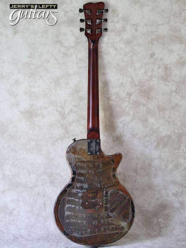 sale guitar for lefthanders used electric Trussart Rust O Matic Holey SteelDeville No.165 Back View