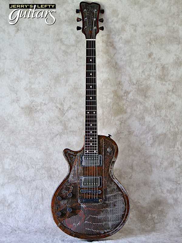sale guitar for lefthanders used electric Trussart Rust O Matic Holey SteelDeville No.165 Front View