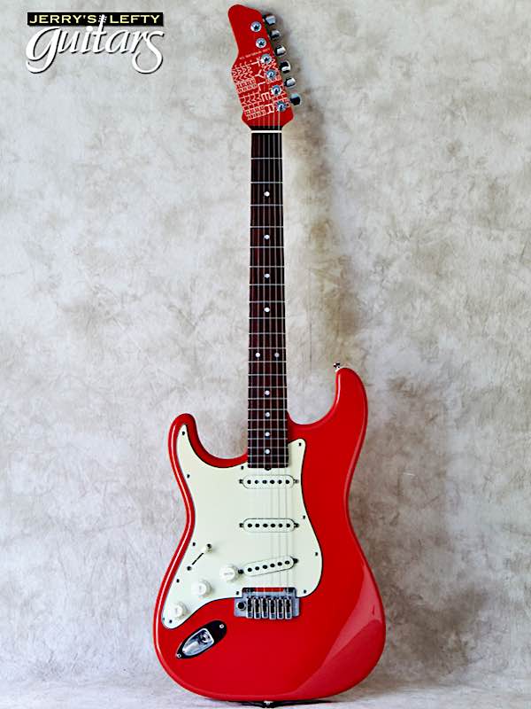 sale guitar for lefthanders used electric James Tyler USA Classic Fiesta Red No.004 Front View
