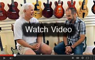 Jerry Welch of Jerry's Lefty Guitars gets video interviewed by Shane Diiorio