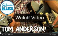 Video Anderson Cobra Humbucker Telecaster left handed guitar from Jerry's Lefty Guitars