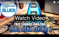 Video Dean Flying V left handed guitar from Jerry's Lefty Guitars