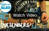 Video Duesenberg Starplayer TV Mike Campbell Signature left handed guitar from Jerry's Lefty Guitars