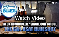 Video G and L ASAT Bluesboy left handed guitar from Jerry's Lefty Guitars