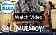 Video G&L Bluesboy left handed guitar from Jerry's Lefty Guitars