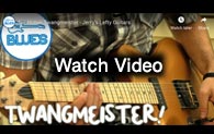 Video Nik Huber Twangmeister left handed guitar from Jerry's Lefty Guitars
