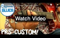 Video PRS Custom Electric Red left handed guitar from Jerry's Lefty Guitars