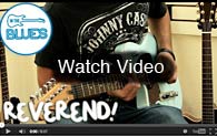 Video Reverend Buckshot left handed guitar from Jerry's Lefty Guitars