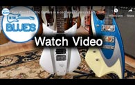 Video RKS Pearl White and Backlund 400 Blue Cream left handed guitars from Jerry's Lefty Guitars
