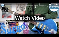 Video Supro Hampton in Ocean Blue left handed guitar from Jerry's Lefty Guitars