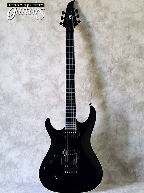 for sale left hand guitar Vola Luna FR EF Jet Black No.413 Front view