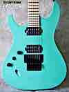 Sale left hand guitar new electric Vola Luna FR MF Surf Green No.405