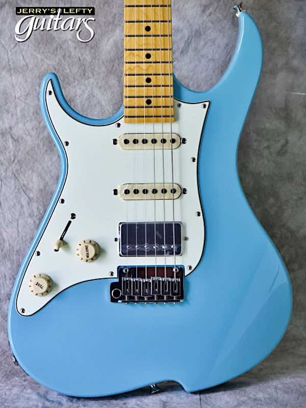 sale guitar for lefthanders new electric Vola OZ RV MF V3 Daphne Blue No.482 Close-up View