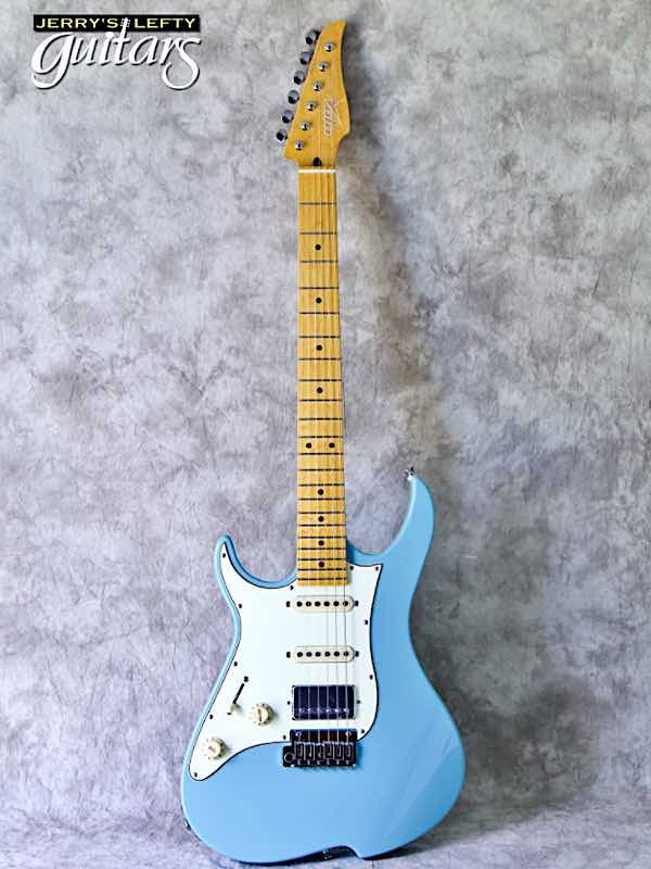 sale guitar for lefthanders new electric Vola OZ RV MF V3 Daphne Blue No.482 Front View