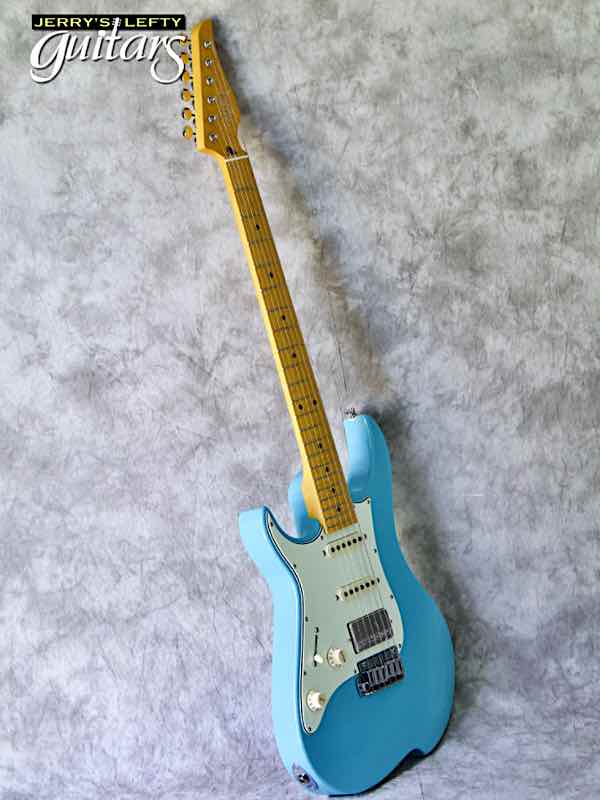 sale guitar for lefthanders new electric Vola OZ RV MF V3 Daphne Blue No.482 Side View