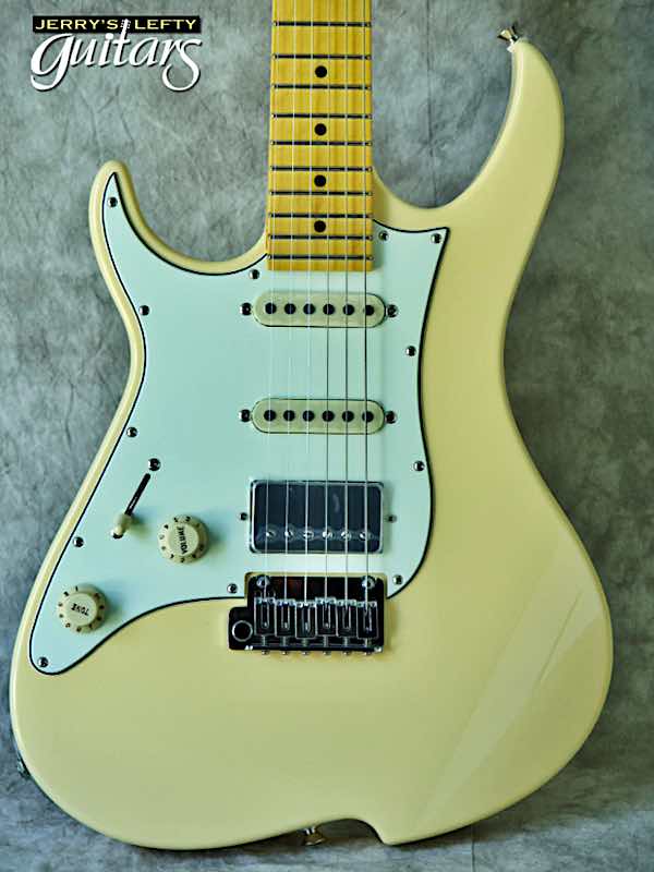 sale guitar for lefthanders new electric Vola OZ RV MF V3 Vintage Ivory No.986 Close-up View