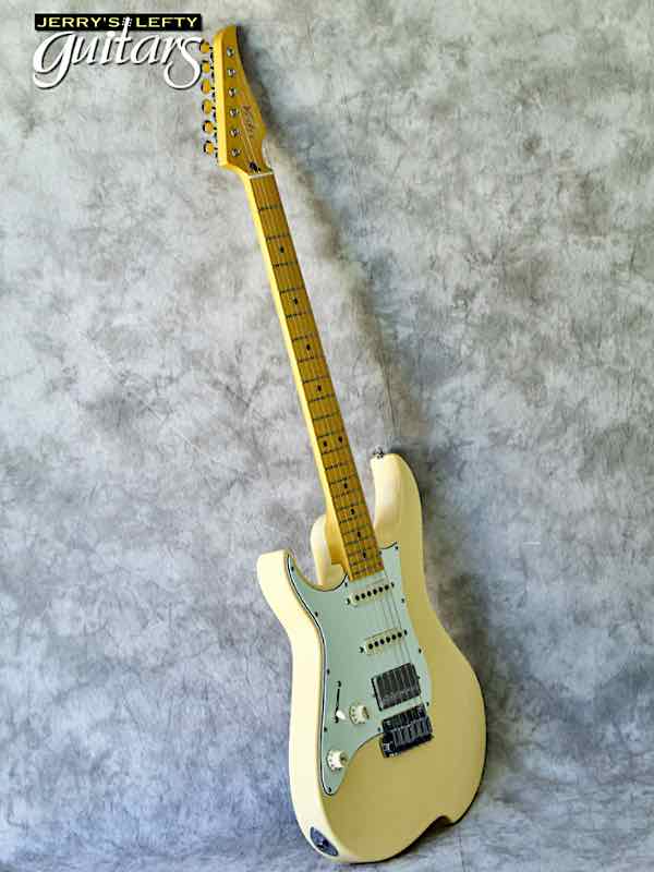 sale guitar for lefthanders new electric Vola OZ RV MF V3 Vintage Ivory No.986 Side View