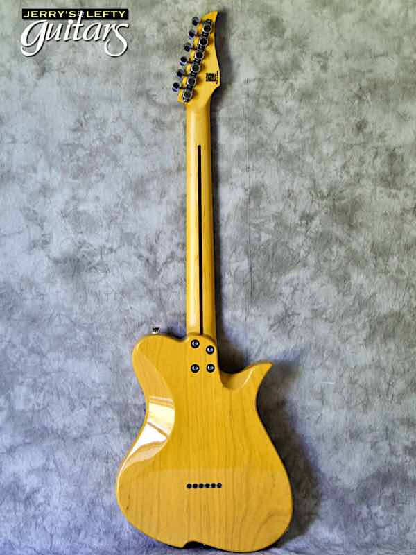 sale guitar for lefthanders new electric Vola Vasti V3 MIJ Butterscotch Blonde No.436 Back View