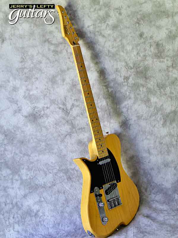 sale guitar for lefthanders new electric Vola Vasti V3 MIJ Butterscotch Blonde No.436 Side View